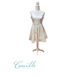 Camille La Vie White Party Fun&Flirty Short Dress